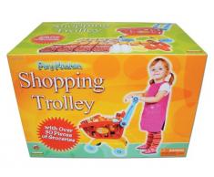 Taiwan Powco 513392 - Shopping Trolley, Einkaufswagen, mit diversen Einkaufsartikeln gefüllt