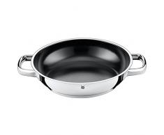 WMF Durado Servier-/ Bratpfanne 24 cm, Cromargan Edelstahl beschichtet, Keramikbeschichtung, Induktion, backofenfest, PFOA-frei