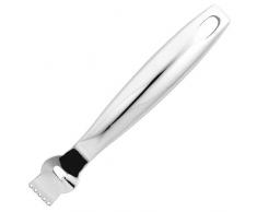 Stellar Premium Zitrus-Schäler Zestenreißer, Edelstahl, Silber, 4.5 x 16.9 x 2.2 cm