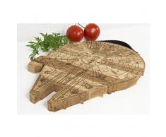 Millennium Falcon Schneidebrett - Holzbrett - gravierte Holzplatte - rustikales Schneidebrett - Futuristische Servierplatte - Valentinstag Geschenk