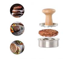 Yuciya Burgerpresse, Hamburgerpresse für leckere Hamburger, Patties, BBQ, Burger Presse mit Antihaftbeschichtung