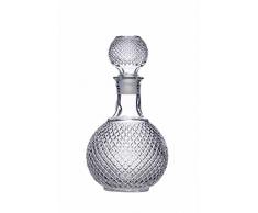 KitchenCraft Bar Craft Kristallglas Whisky Dekanter # Flasche, 1 L, transparent