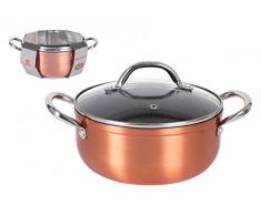Kochtopf 20 cm Kupfer mit Deckel Exquisite Quttin