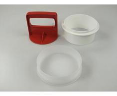 TUPPERWARE Küchenhelfer Hamburger-Maker Former Presse Frikadellen + Behälter 15261