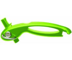 Börner Dosenöffner Multifunktionsöffner 3 in 1 Flaschenöffner Konserve Küchenhelfer Deckelöffner nützlicher Helfer (Grün)