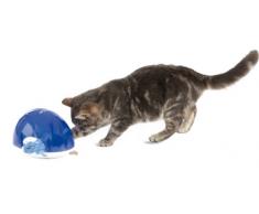 Trixie 46001 Cat Activity Snack Box, 19 × 13 × 14 cm, weiß/blau