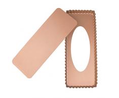 webake Tarteform Quicheform mit Hebeboden 36x15 cm Rechteckige Quiche Backform Obstkuchenform Tartelette Förmchen Pie Form in Golden Farbe Antihaftbeschichtung Tortenform Boden