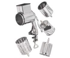 Multireibe Edelstahl Küchenreibe Trommelreibe Gurkenhobel Hobel Reibe Schneider