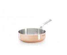 DeBuyer 6430.24 Sauteuse, Kupfer, silber, 27,9 x 20,1 x 10,9 cm