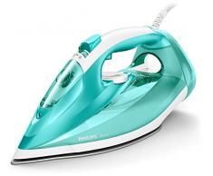 Philips GC4537/70 Azur Dampfbügeleisen (2400 W, 200 g Dampfstoß, SteamGlide-Bügelsohle) weiß/türkis