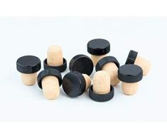 HUGBERT Weinkorken, Flaschenkorken, BAR Stopfen Verschluss, Wein Kork, Korken, 27x19,5 mm, 50 Stück