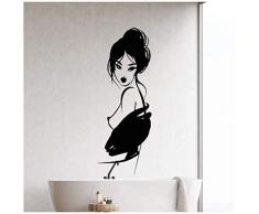 Vinyl Wandapplikation Whiskyglas Zigarre Alkohol Bar Herrenhaus Wohnzimmer Modestil Dekorative Aufkleber 42X42Cm