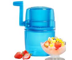 GREATY Manueller Eisbrecher Tragbarer handgehaltener Schneekegelbrecher, 1.1L Mini Eisrasierer EIS-Zerkleinerer Haushalts Eisbrecher Rasierer Schneekegelhersteller Küchenwerkzeug, Blau