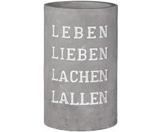 Räder Vino Beton Weinkühler Leben Lieben Lachen Lallen