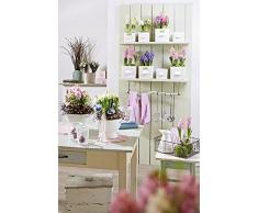 Porzellanschale mit Fuß Sandras Secret Garden weiß rund 11,5 cm Ø 13 cm von Sandra Rich