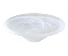 budawi® - Alabaster Brunnenschale rund weiß, Ø 35 cm für Nebler und Zimmerbrunnen