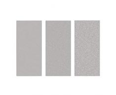 Diamant-Schleifstein-Set, einseitig, Polierstein, Schleifstein, Handwerkzeug, Körnung 120, 400, 1000, 17 x 7,6 cm, 3 Stück