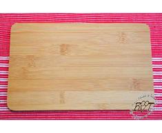 24 Grill- & Schneidebrett, mit abgerundeten Kanten, PREMIUM-QUALITÄT je ca. 22 cm x 14 cm als Bruschetta-Servierbrett, Brotzeitbrett mit Griff, NEU Bayerisches Brotzeitbrettl, Bruschetta-Pita-Döner-N