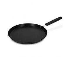 Navaris Crêpespfanne Pfannkuchenpfanne Palatschinkenpfanne - Pfanne für Crêpes, Pfannkuchen und Pancakes - alle Kochflächen - Antihaftbeschichtung