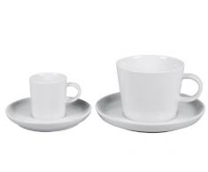 My Basics Porzellan Espresso-Untertasse Cucina weiß, ø 13 cm (6 Stück)