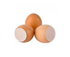 Leere Eierschalen, braun, zum Füllen, 120 Stück