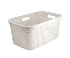 Curver 00708-885-00 Wäschebox Style, 45 L, creme