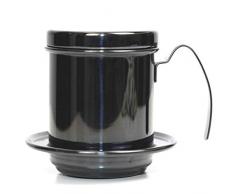 lailongp Kaffeezubereiter Topf, Edelstahl Tasse vietnamesischen Kaffeetropf Filter Maker für die Herstellung von Kaffee