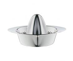 WMF Gourmet Zitruspresse mit Behälter, Ø 9 cm, Saftpresse manuell für Orangen, Zitronen, Limetten, Cromargan Edelstahl mattiert, spülmaschinengeeignet