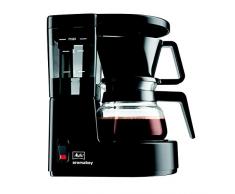 Melitta Filterkaffeemaschine, Aromaboy, 2 Tassen-Glaskanne, Filtereinsatz, Schwarz, 101502