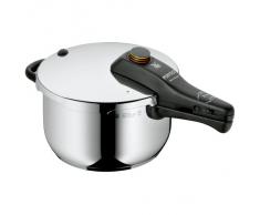 WMF Perfect Schnellkochtopf Induktion, Dampfkochtopf 4,5l, 22 cm, Cromargan Edelstahl poliert, 2 Kochstufen, Einhand-Kochstufenregler