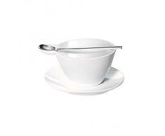 ASA 10202/017 Multicup Suppentasse mit Untertasse und Löffel 0,4L, 8 x 13,5 cm