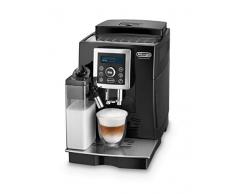 DeLonghi ECAM 23.466.B Kaffeevollautomat mit Milchsystem, Cappuccino und Espresso auf Knopfdruck, Digitaldisplay mit Klartext, 2-Tassen-Funktion, Großer 1,8 Liter Wassertank, schwarz
