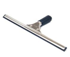GBPro Edelstahl Fensterwischer, Abzieher (fensterabzieher) mit Gummilippe 35 cm