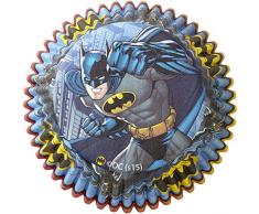 Wilton Backförmchen Batman, 50 Stück, mehrfarbig