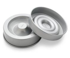 Wilton Heart Tasty-Fill Cake Pan Set Backform, Stahl, Silber, 2-Einheiten