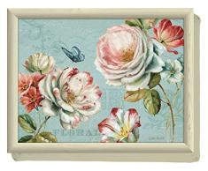 Creative Tops Romantic Garden Gepolstertes Knietablett, 44 x 34 cm (17 x 13 Zoll)