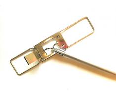 MAM Professional 42cm Edelstahl bodenexpress Made in Germany 3x wischmop Stiel passt für HaRa