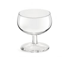 Eierlikörschale Likörschale Eisbecher Eisschale Dessertschale Glas auf Fuß 95 ml