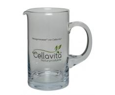 CELLAVITA Glaskrug, Kristallglas, mundgeblasen für Hexagonwasser-Wirbler