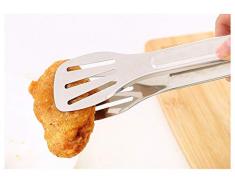 jieGorge Küche Essbar Räumungsverkauf,Extra Lange Zange Küchenzange Hitzebeständige Kochzange für BBQ-Salate,Regal D. für Badezimmer Dekoration