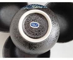 KIKUMON Teeschale 2er Set hergestellt in Japan Ø 7,9, H 5,5 cm