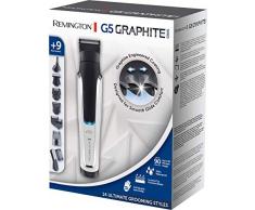 Remington Multi- Haarschneidemaschine Lithium G5 (inkl. 9 Aufsteckköpfe/-kämme, Akkubetrieb), Barttrimmer Herren, Haarschneider, Körper-, Ohr & Nasenhaartrimmer, selbstschärfende Klingen,PG5000