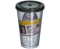 Kunststoff Becher – Marvel – Agent Coulson Badge Cup w/Stroh New Lizenzprodukt 10388