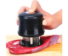 Fleischzartmacher , Küche 56 Edelstahl Klingen Loses Fleischnadel mit Reinigungsbürste