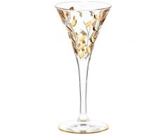 Likörglas Schnapsglas Likörkelch Edelrausch 50 ml Gold Brilliantes Kristallglas