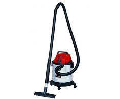 Einhell Nass-Trockensauger TC-VC 1820 SA (20 L, 3tlg. Kunststoffrohr, 150 cm Saugschlauch, Blasanschluss, 4 Lenkrollen, Zubehörhalterung, Schmutzfangsack, Schaumstofffilter, autom. Gerätesteckdose)