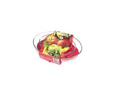 Borcam Auflaufform, aus Glas X2 Oval Ref 159033