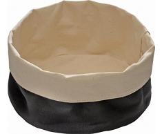 APS Brottasche, Baumwolle, beige, schwarz, Ø 20 cm, H: 9 cm