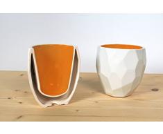 Poligon Thermo Tasse - thermisch ontwerp cappuccino tassen thermobecher keukengerei huis trinkbecher kaffee-becher kaffee-mühle aardewerk thermoskanne abendessen diner