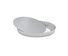 Patisse 3578 Quicheform, Antihaft, silbergrau